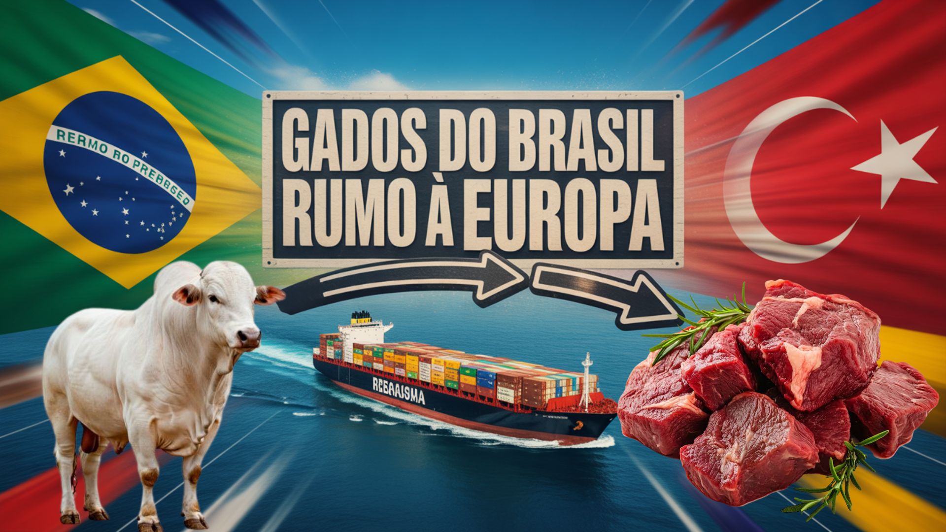 Brasil retoma exportação de gado vivo para a Turquia, com 21,9 mil animais embarcados em julho e crescimento de 47% no semestre.