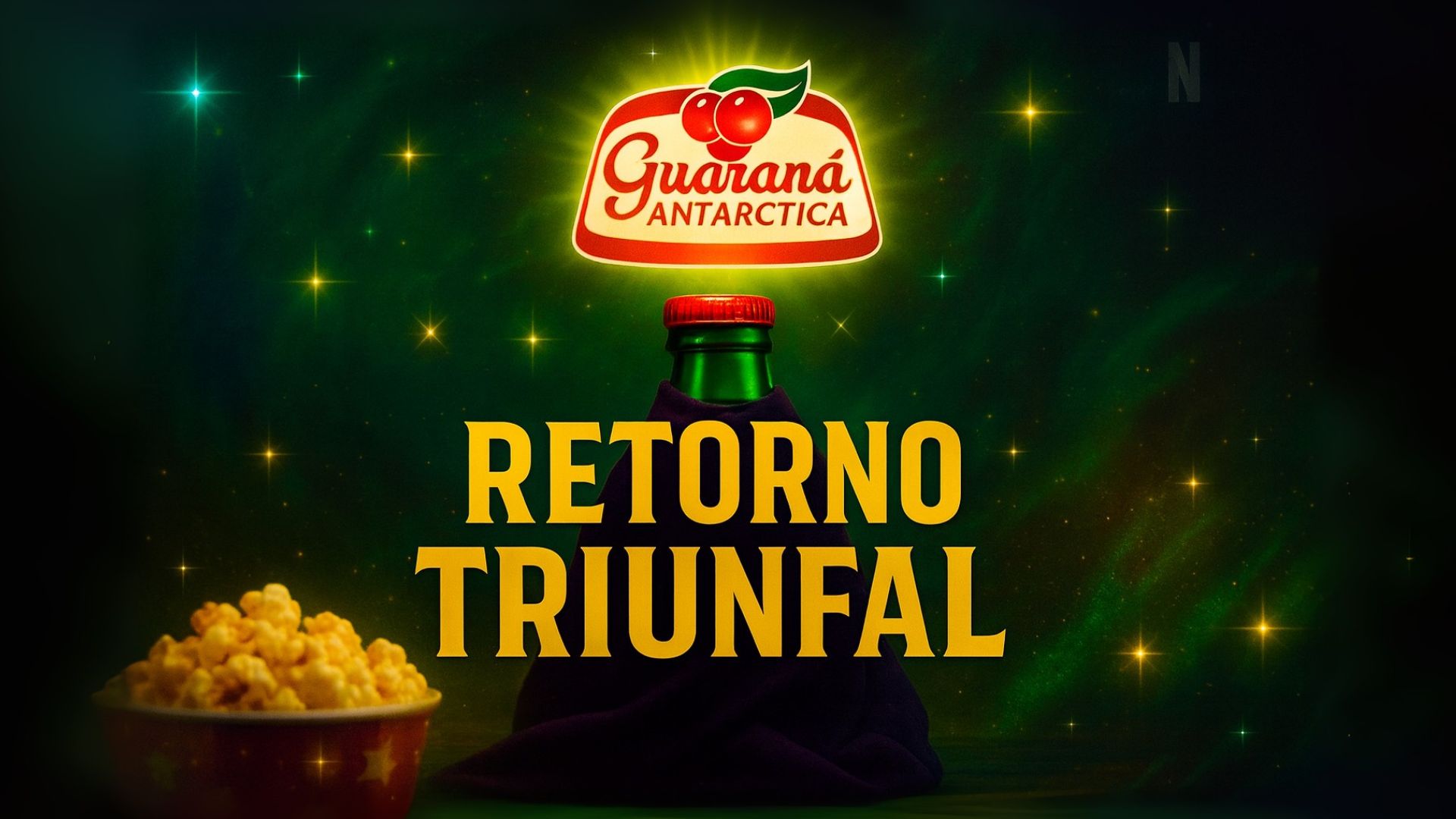 Guaraná Antarctica relança a Caçulinha com brindes de Wandinha. Promoção vale até 31/12 em supermercados e no Zé Delivery.