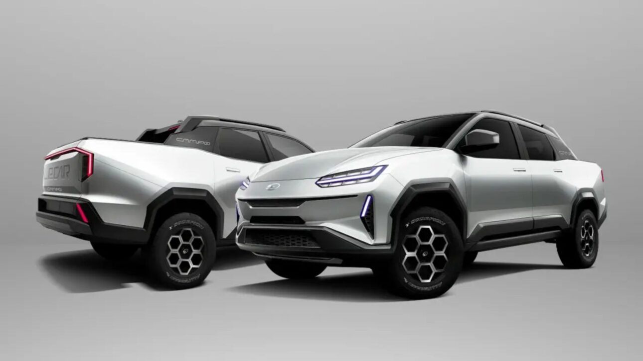 Lecar Campo é a nova picape híbrida flex brasileira com porte de Strada, preço de Toro e autonomia prometida de 1.000 km.