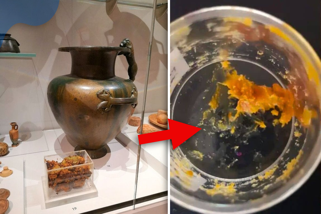 Mistério de 70 anos revelado; estudo identifica o que é a gosma em jarros de 2.500 anos encontrados no Sul da Itália