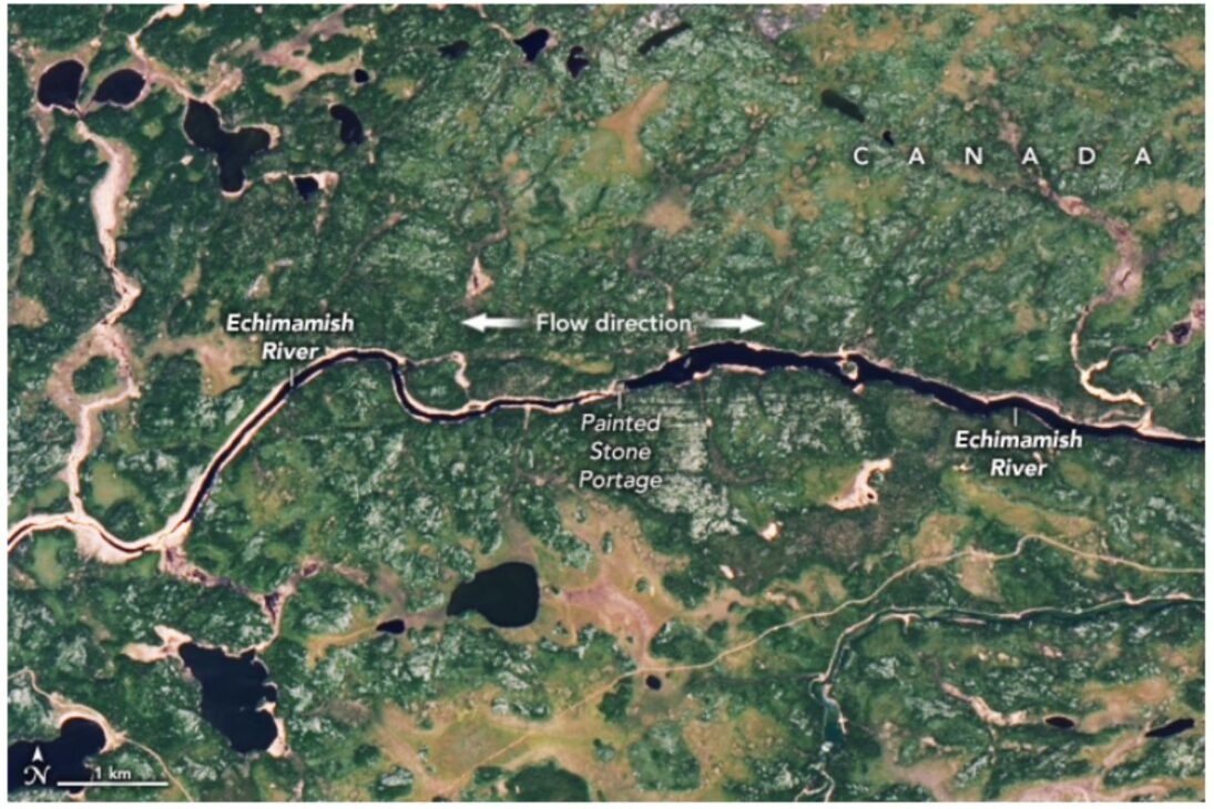 NASA registra rio que flui em duas direções e ele existe há milênios