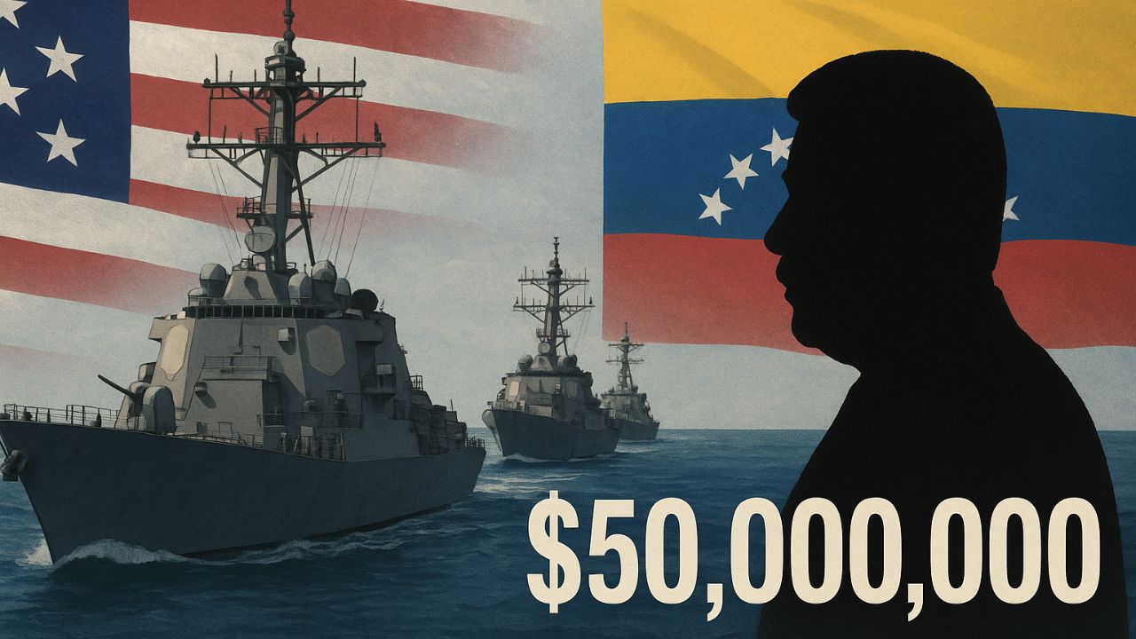 EUA enviam navios de guerra ao Caribe, perto da Venezuela, em operação contra o tráfico e em meio a tensões com Nicolás Maduro.