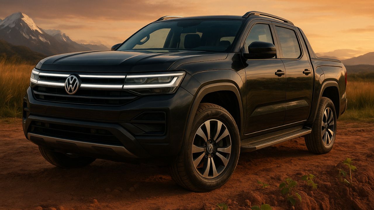 Nova Volkswagen Amarok 2027 tem projeto com plataforma chinesa, motorização híbrida e o potente V6 turbodiesel para disputar com Ford Ranger, Toyota Hilux e Mitsubishi L200