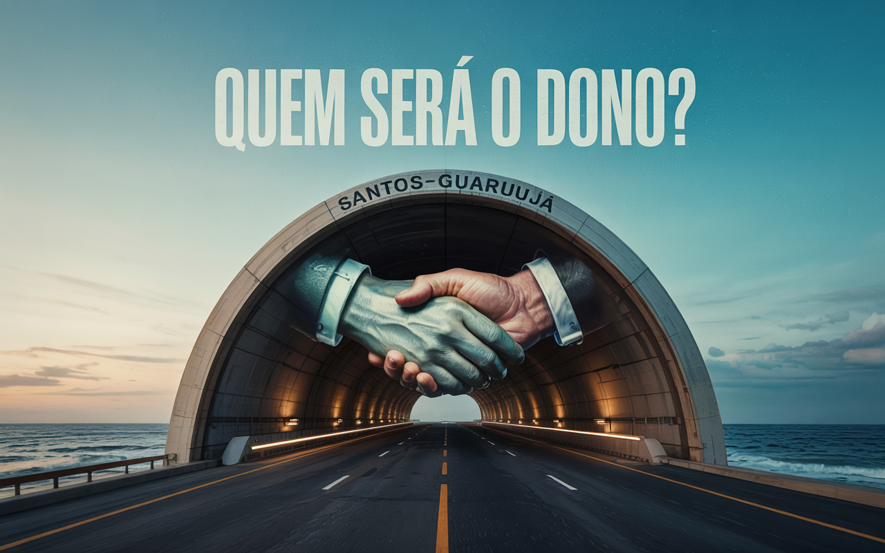 Quem será o dono do túnel Santos–Guarujá após a concessão