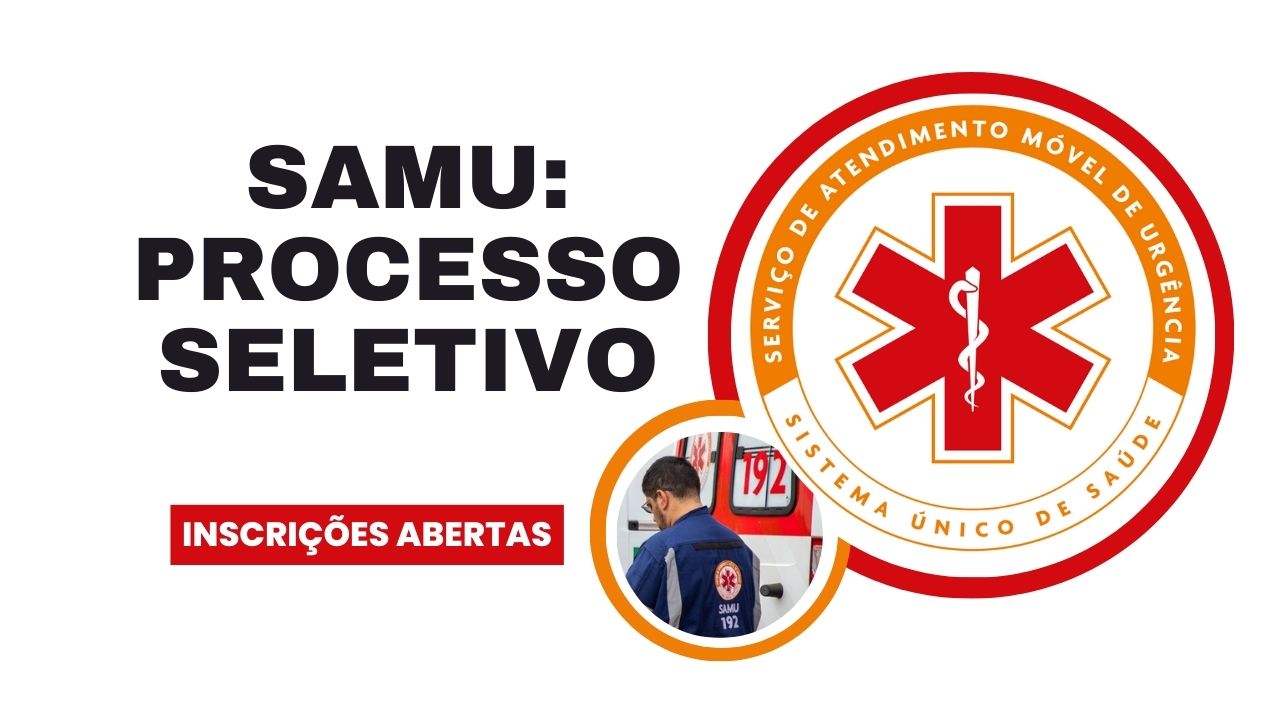O SAMU abriu processo seletivo para técnico em enfermagem com vagas de emprego em cadastro reserva. Seleção contempla cidades da região de Santa Maria, no Espírito Santo.