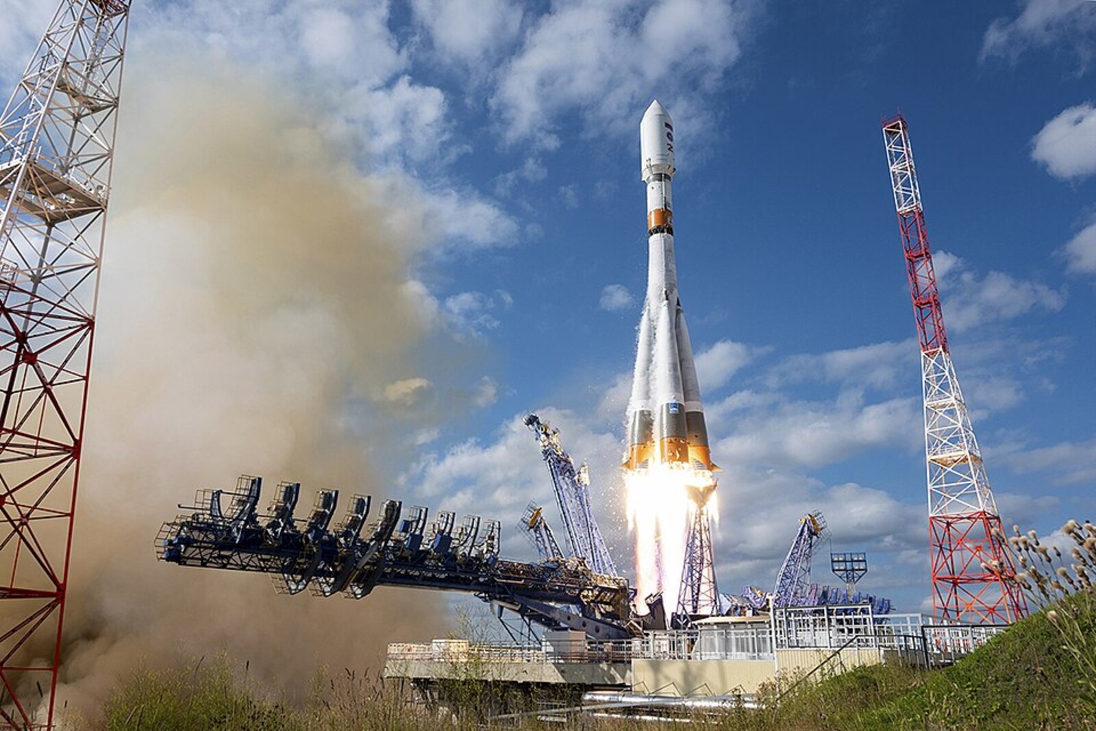 Soyuz-2.1b, Foguete, Ratos, Moscas