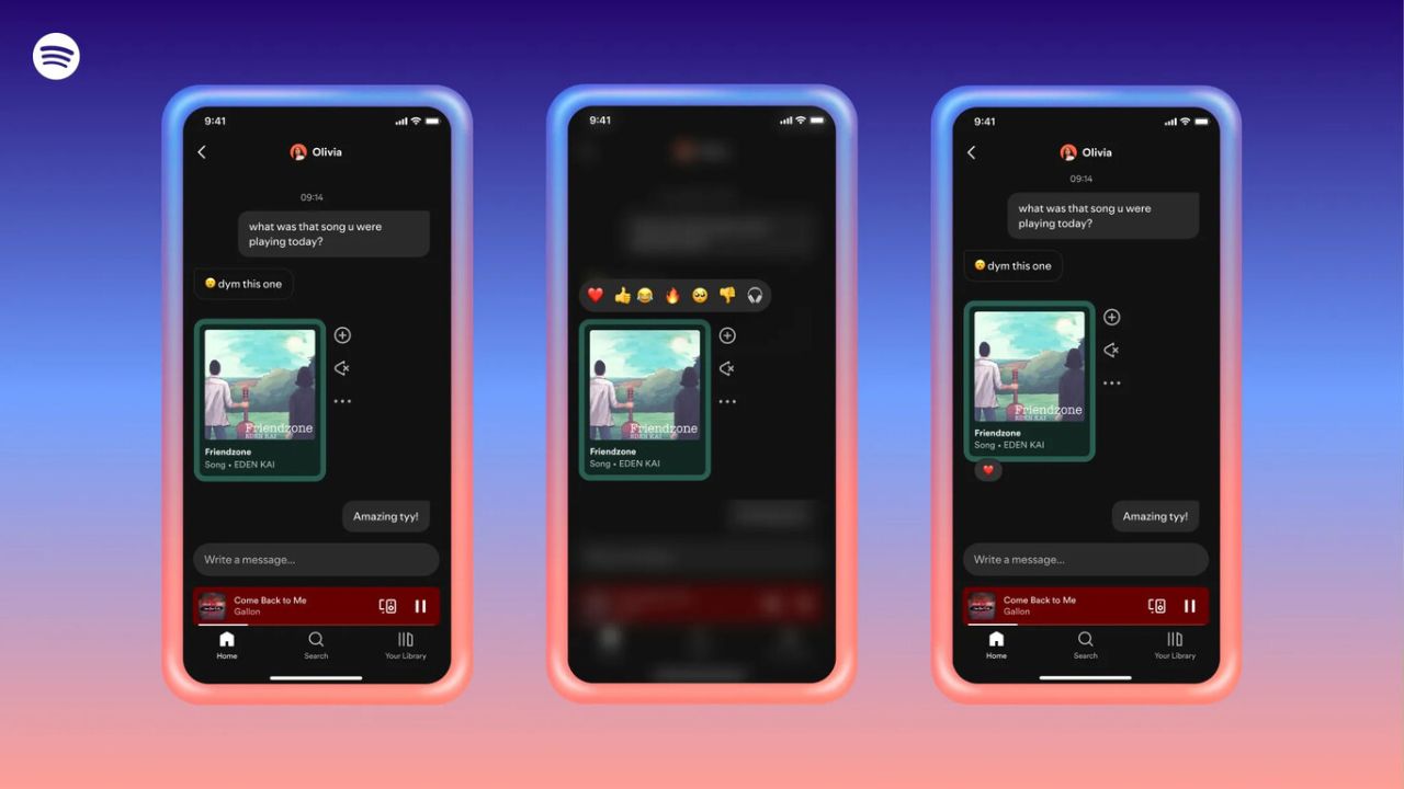Spotify ataca o WhatsApp e o Instagram com novo chat que quer acabar com o envio de links e monopolizar o tempo do usuário no app