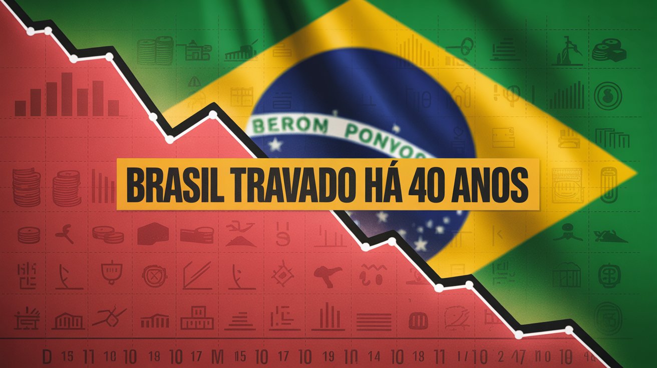 Brasil cresce menos que China, Índia e até Peru. Especialistas apontam os 7 entraves que travam a economia há mais de 40 anos.