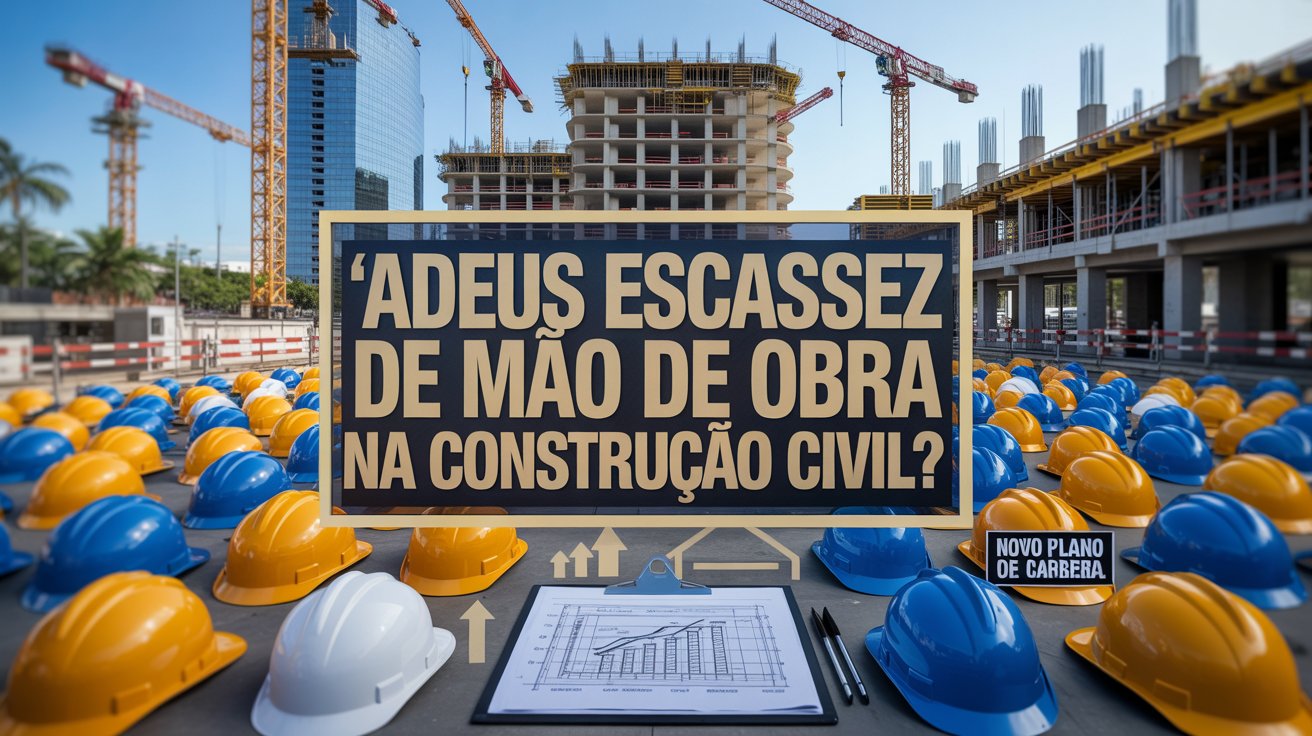 Setor da construção civil aposta em plano de carreira inédito, novos cargos e salários de até R$ 20 mil para atrair jovens profissionais.