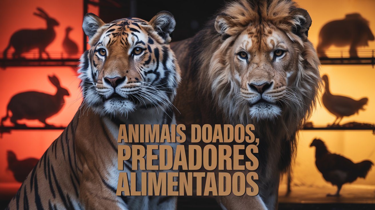 Zoológico dinamarquês aceita doações de pequenos animais e cavalos para alimentar predadores, com dedução fiscal para os doadores