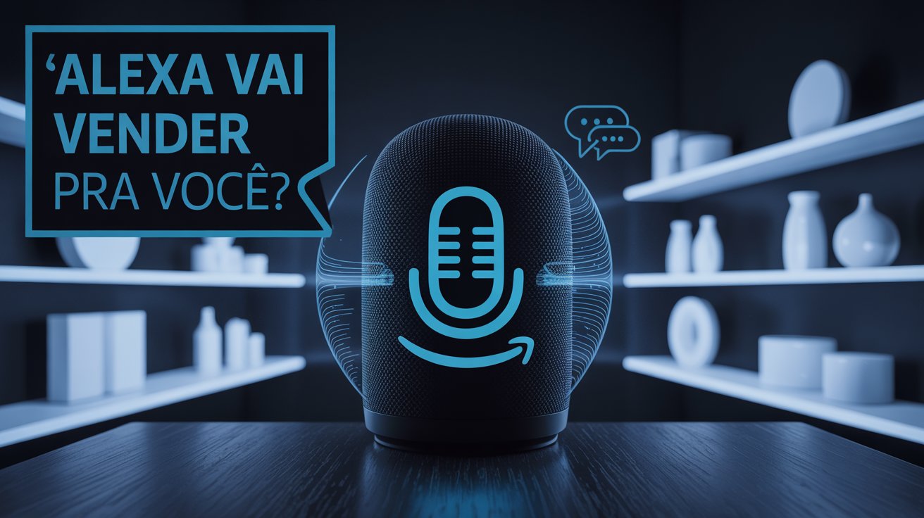 Amazon transforma Alexa em canal de publicidade com IA, sugerindo produtos em conversas. Saiba como isso muda sua experiência e privacidade.
