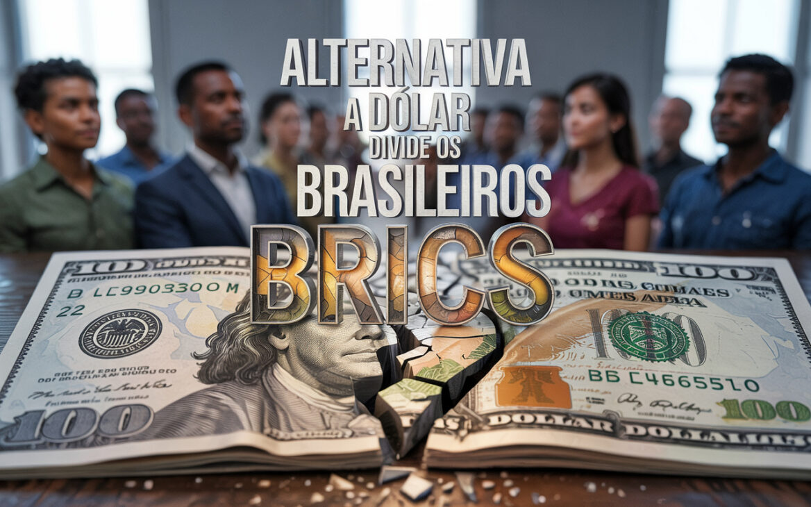 Alternativa ao dólar divide os brasileiros: 56% rejeitam os EUA e 48% apoiam moeda do BRICS como nova referência monetária