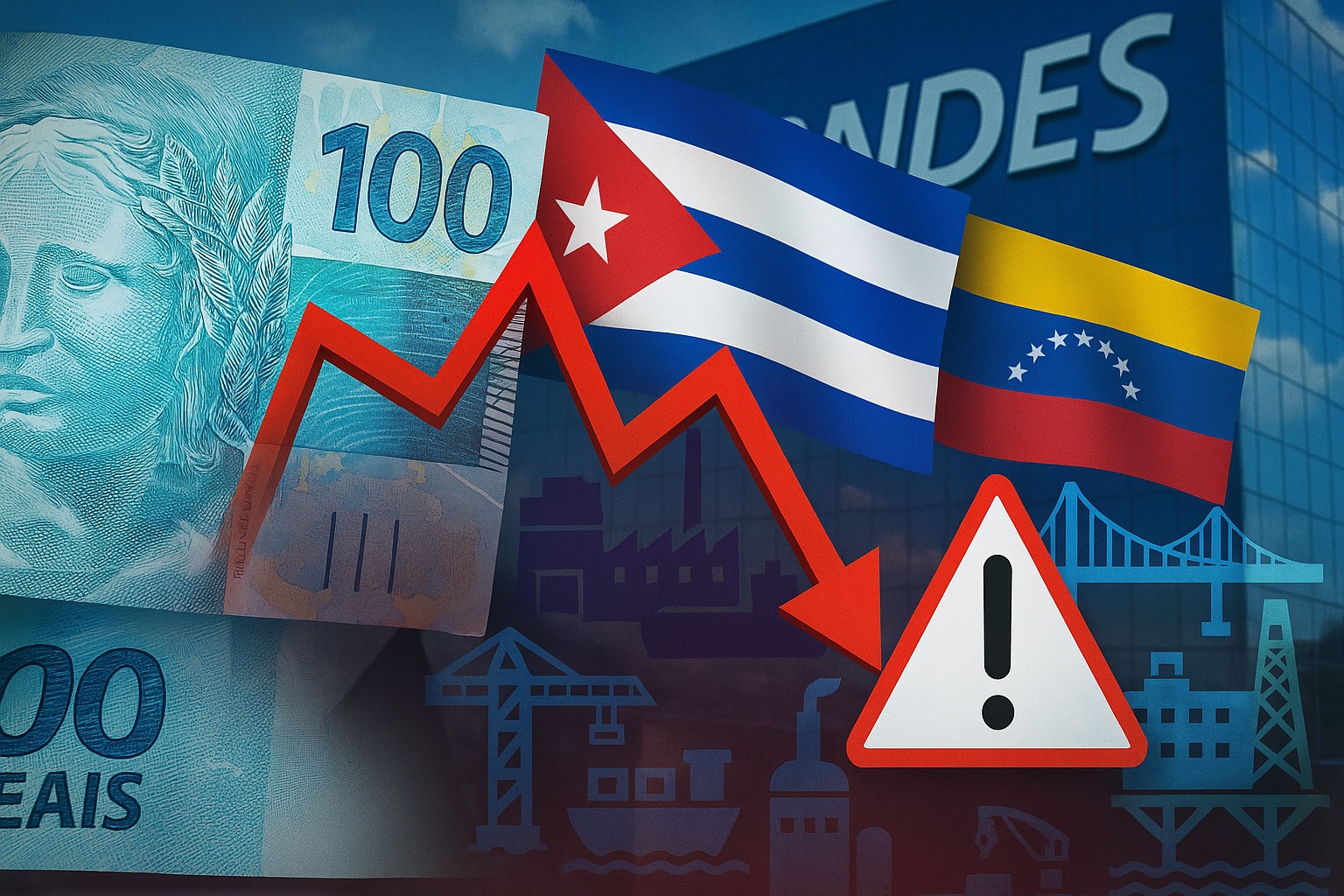 Cuba e Venezuela acumulam quase R$ 10 bilhões em dívidas com o BNDES por obras de metrôs, portos, usinas, pontes e até estradas