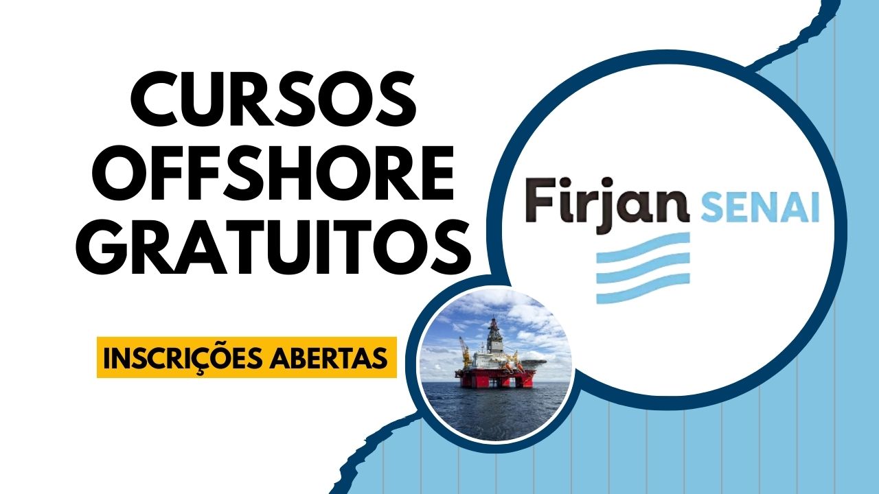 Prefeitura de São Francisco de Itabapoana oferece cursos offshore gratuitos em parceria com Firjan/Senai. Inscrições vão até sexta-feira, dia 15.