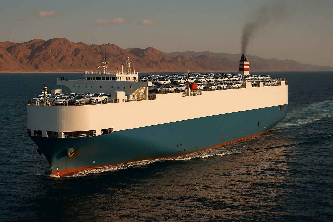 Navios, Mar Vermelho, Cargueiros chineses