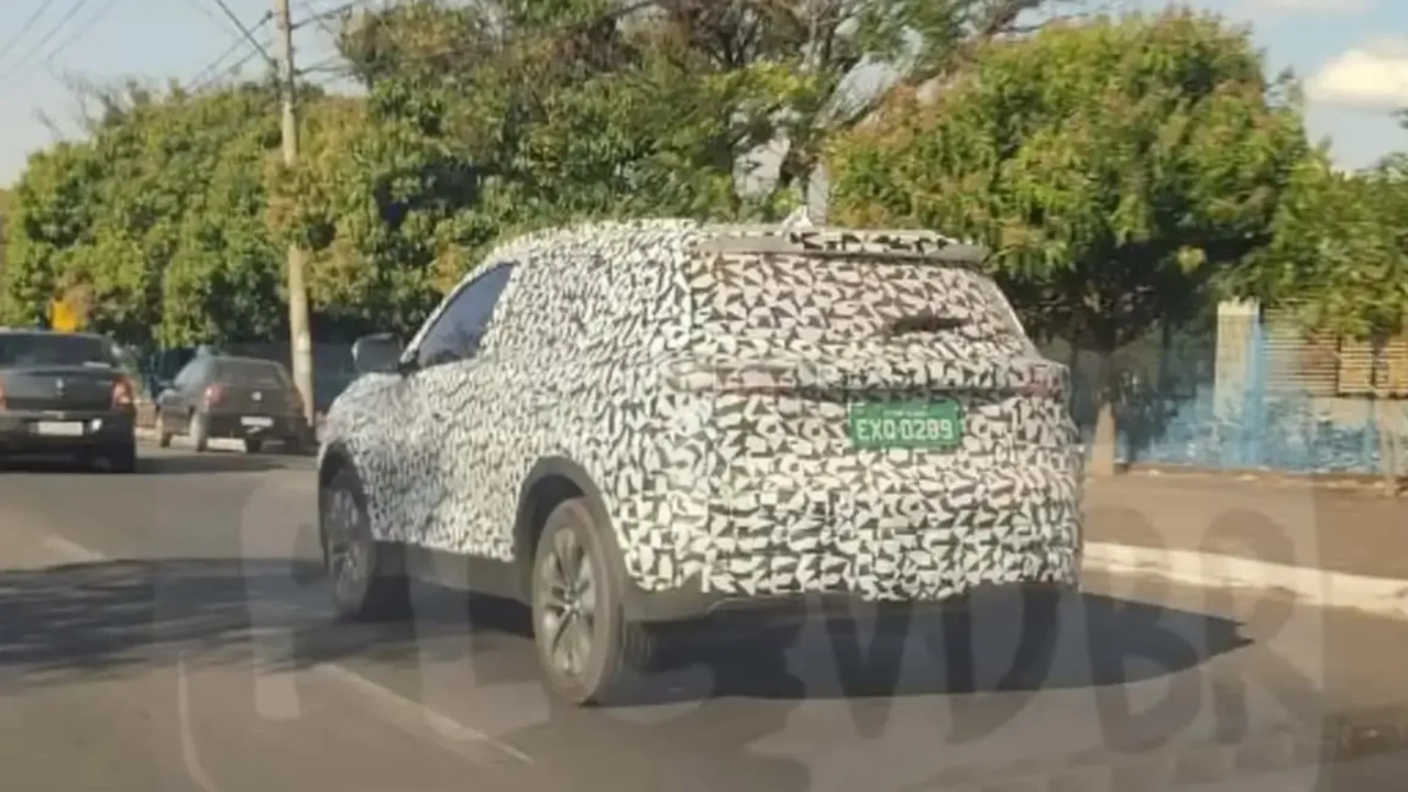Primeira aparição do Tiggo 5X
Fonte: @placaverde (Instagram)