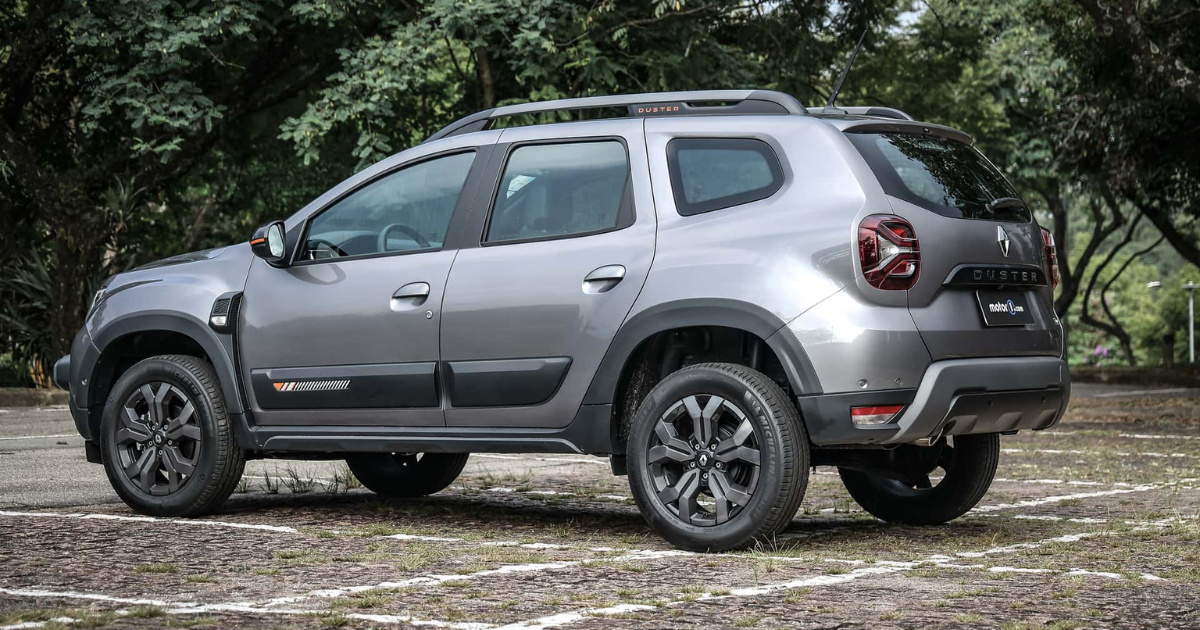 Novo Renault Duster 2026 traz motor turbo, estilo Bigster e mais espaço interno, disputando mercado com SUVs como Creta, Tracker e Kicks. (Foto: Divulgação: Renault)