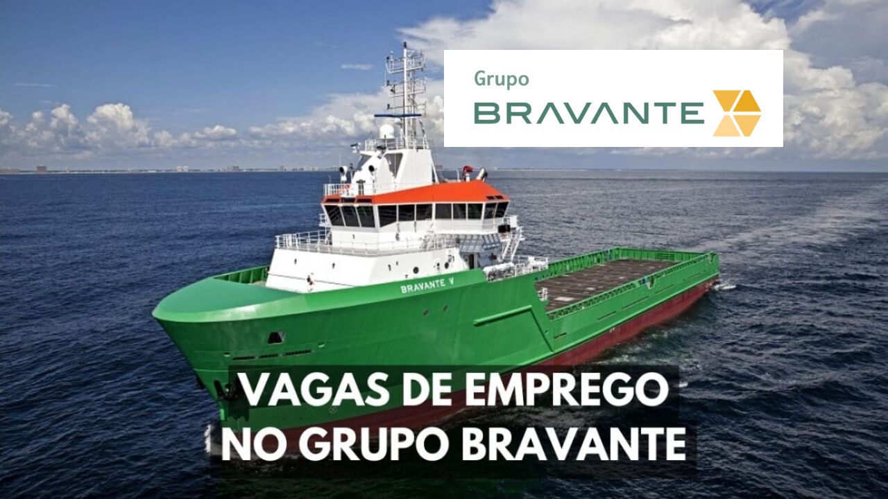 Grupo Bravante anuncia vagas de emprego offshore em Guarujá e Paranaguá, com benefícios atrativos e escala 7x7 para profissionais marítimos.