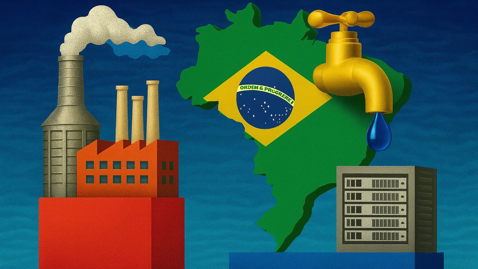 Data centers, Brasil, Consumo de água, Indústria