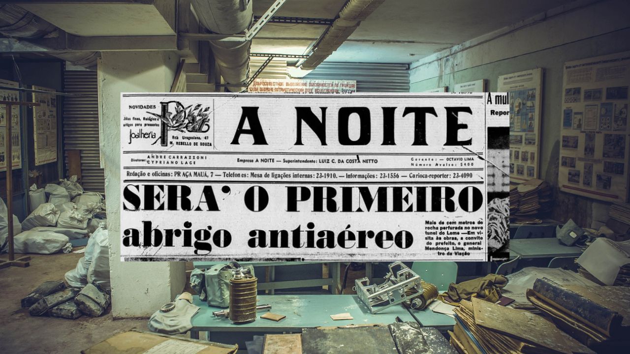 Bunkers da 2ª Guerra Mundial no Rio de Janeiro! Saiba como a guerra transformou edifícios em abrigos antiaéreos no Brasil.