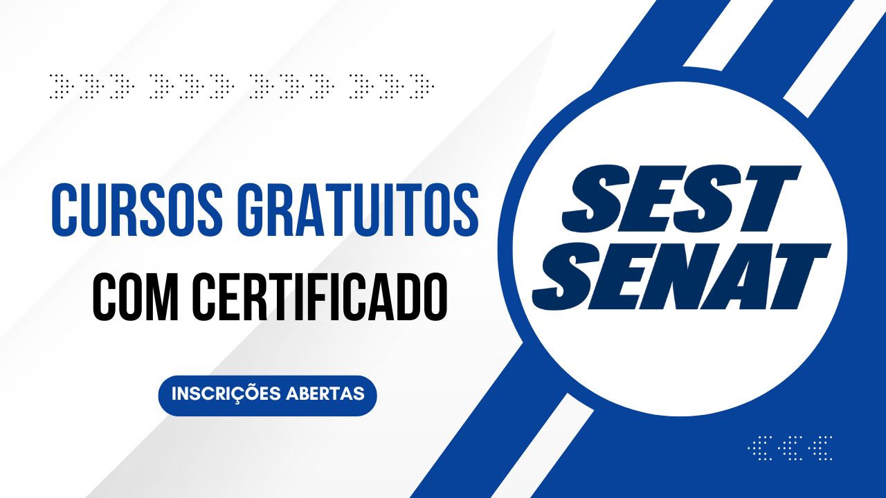 O SEST SENAT oferece cursos gratuitos online em várias áreas, incluindo transporte, segurança e atendimento. Confira os cursos disponíveis, veja como se inscrever e aproveite a oportunidade para conquistar seu certificado.