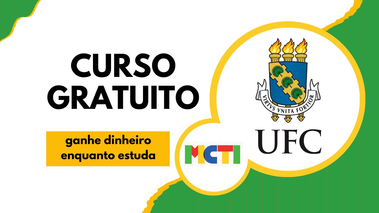 A Universidade Federal do Ceará (UFC) está com inscrições abertas para curso gratuito de Inteligência Artificial. Os melhores alunos poderão receber bolsa de R$1.800 na fase II.
