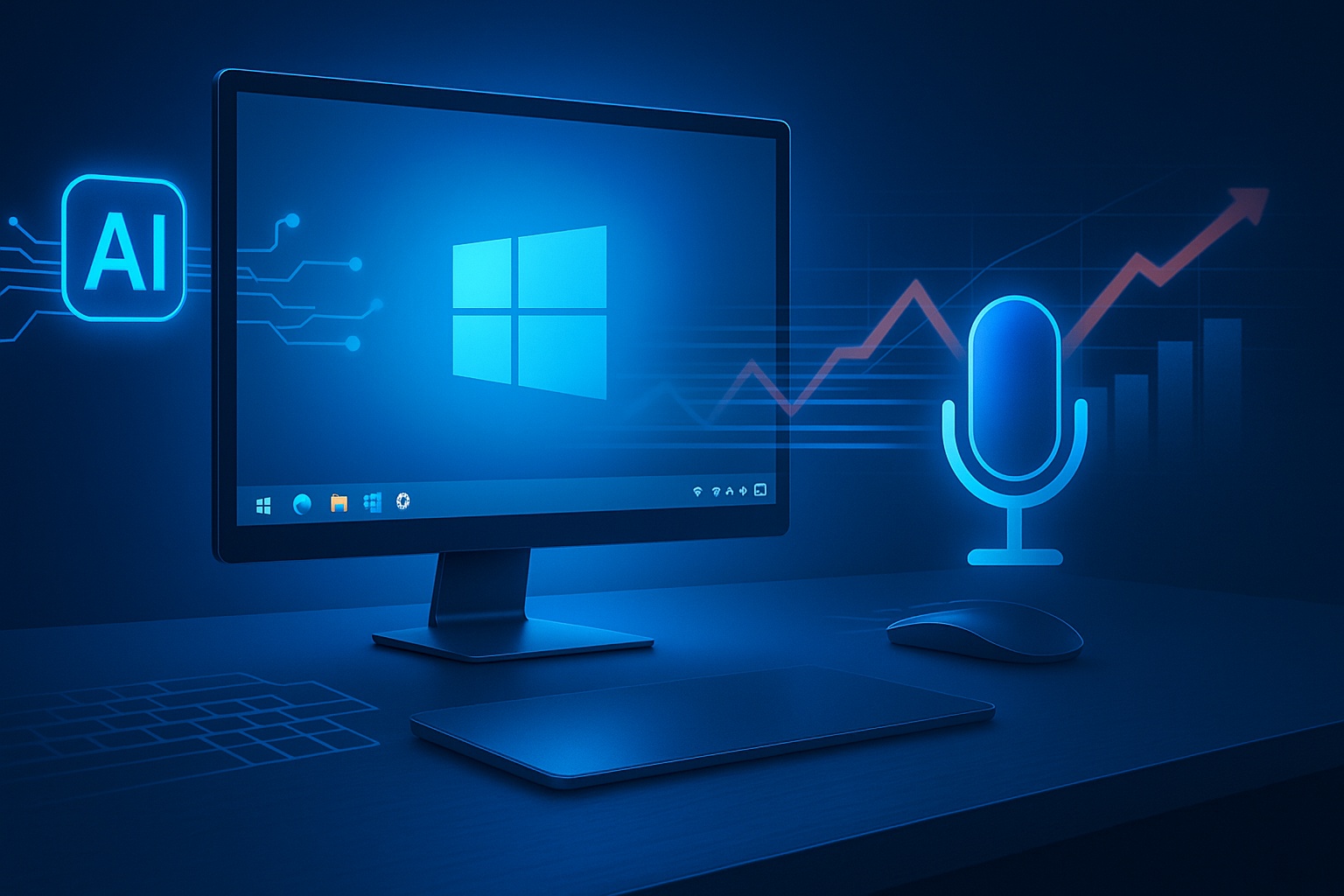 Microsoft pode ter decretado o fim do mouse e do teclado: nova geração do Windows aposta tudo em IA e comandos de voz