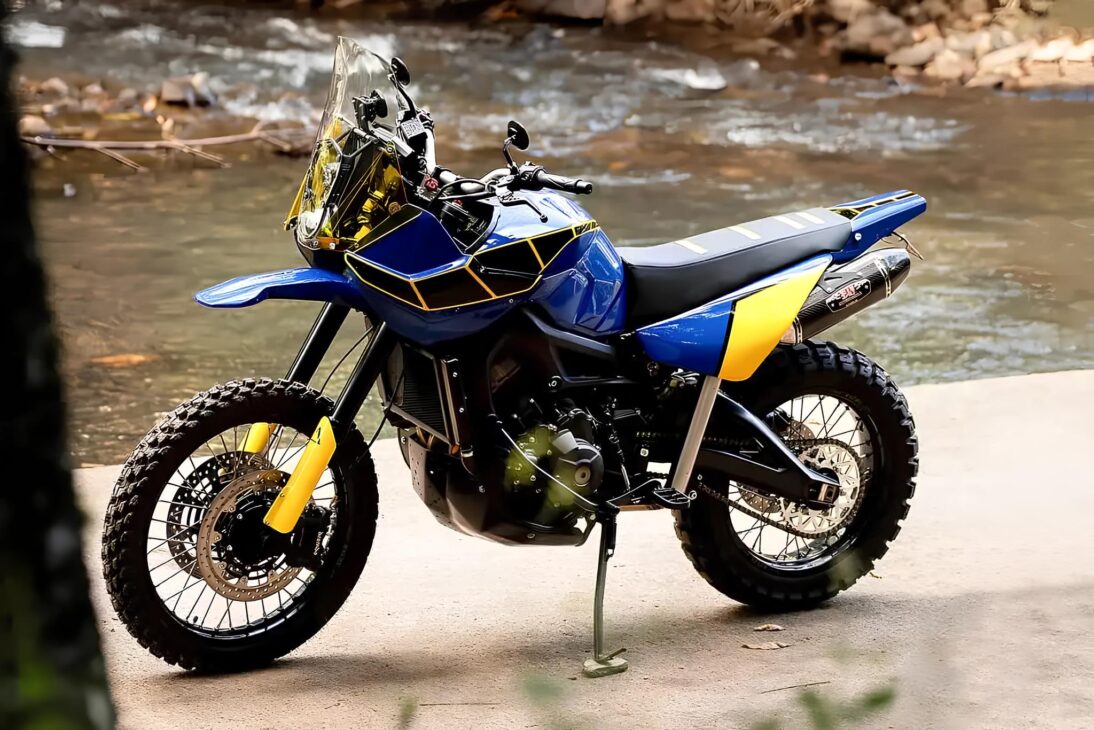 Yamaha “Ténéré 900” custom: motor triplo, roda 21-18, carenagem rally em alumínio e desempenho muito além da Ténéré 700