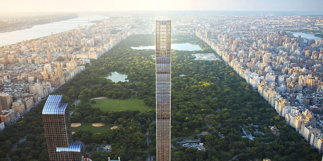 Arranha-céu de 57 andares em Manhattan leva 12 anos e bilhões para ficar pronto, mas segue com andares vazios e é chamado de o arranha-céu mais solitário do mundo