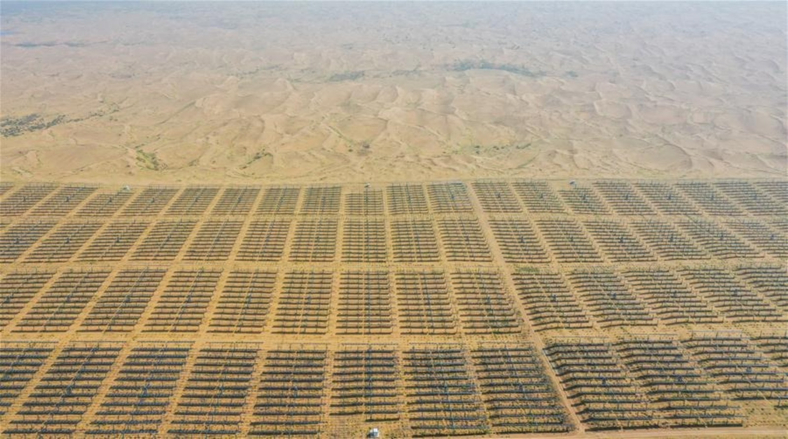 Energia solar, deserto