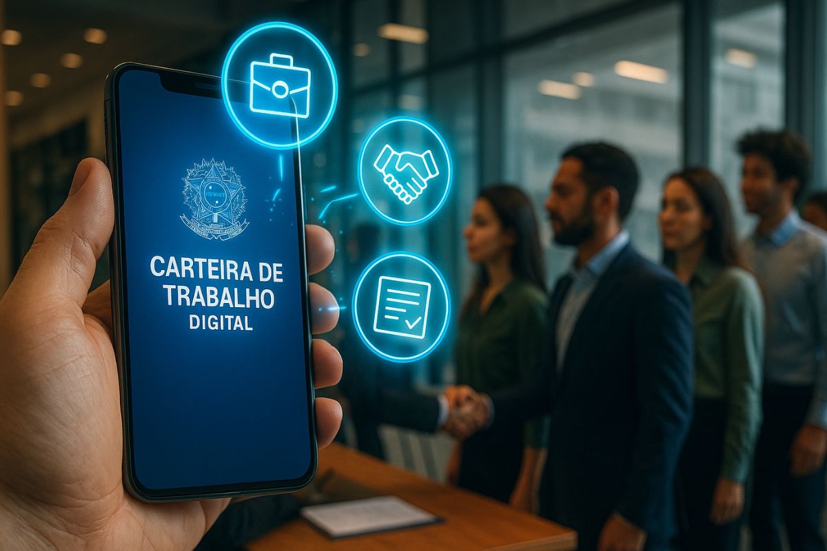 Carteira de Trabalho Digital já conecta trabalhadores a vagas em tempo real