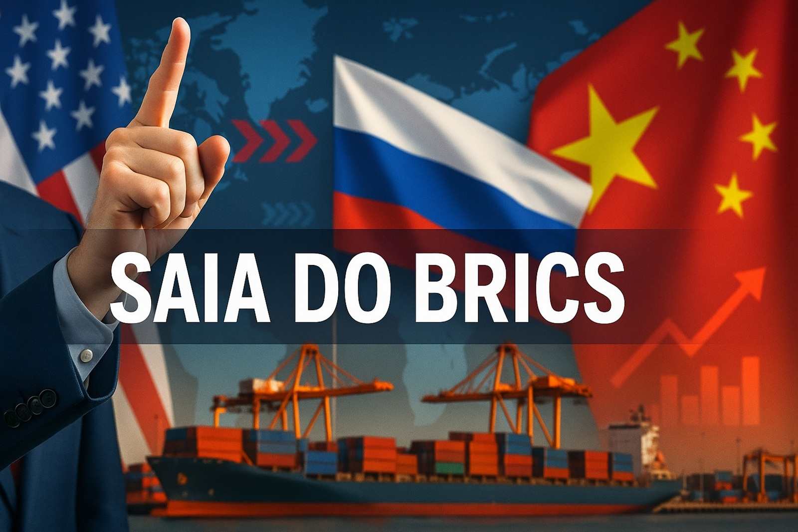 EUA intensificam pressões e pedem saída de país do BRICS após aumento do petróleo russo e aproximação com a China.
