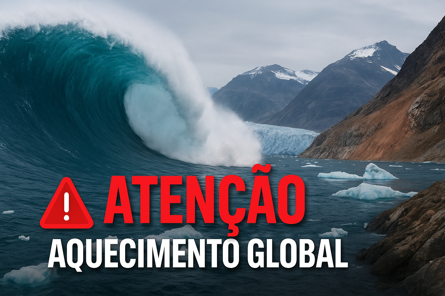Tsunami; Invisível; Aquecimento global; Mudanças climáticas.