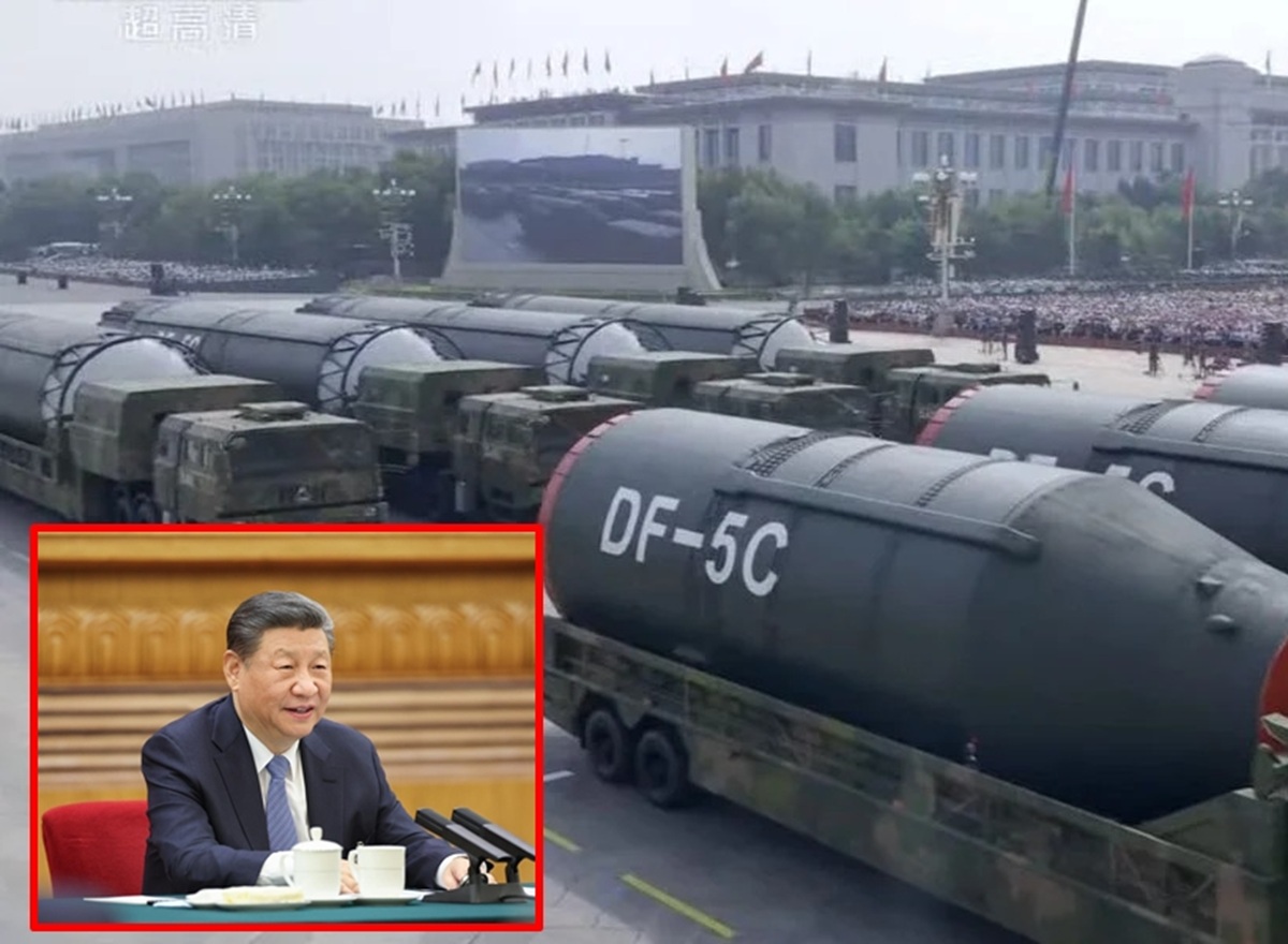China apresenta míssil nuclear DF-5C com alcance de 20 mil km e prontidão constante, prometendo retaliação imediata contra qualquer alvo do planeta.