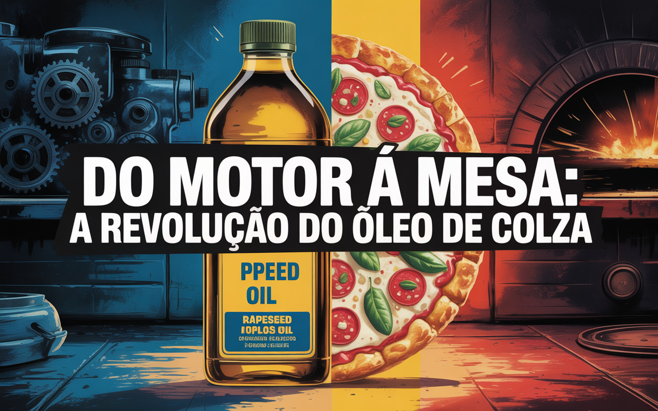 Começou como óleo usado em motores e virou comida: desde 1978 o Canadá colocou o óleo de colza em pizzas congeladas e revolucionou a alimentação