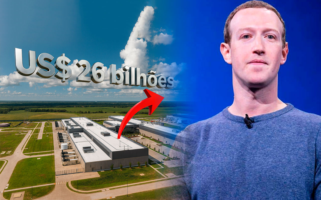 Dona do Facebook fecha acordo de US$ 26 bilhões para erguer o “Hyperion”, um dos maiores data centers do mundo, e promete cobrir perdas dos credores se o ativo desvalorizar