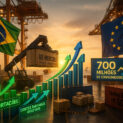 Enquanto EUA fecha o cerco com tarifas de até 50%, União Europeia destrava acordo com Mercosul e coloca o Brasil diante de mercado de 700 milhões