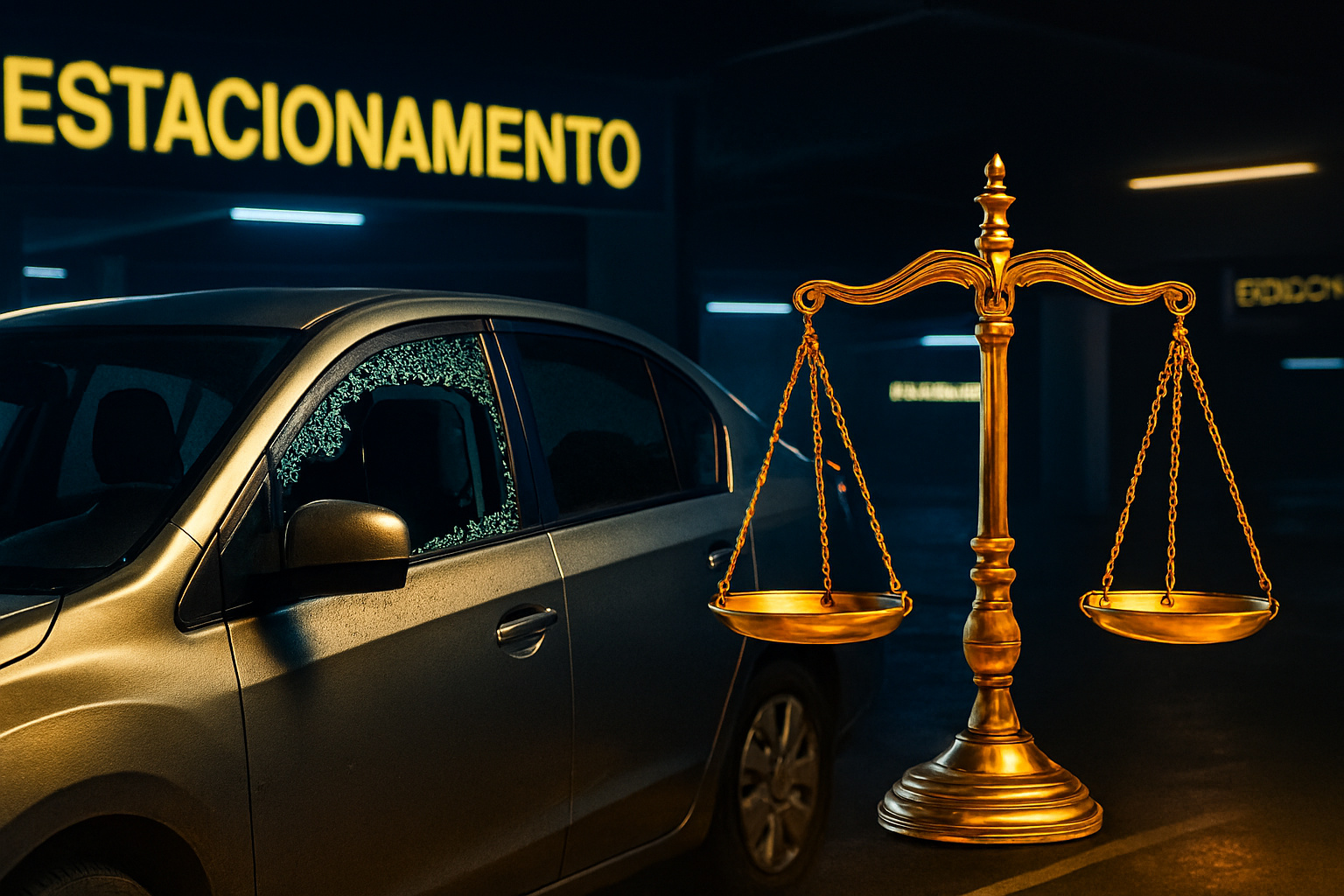 Estacionamento responde por furto de veículo: tribunais confirmam indenização integral e já fixaram valores acima de R$ 30 mil em casos de roubo