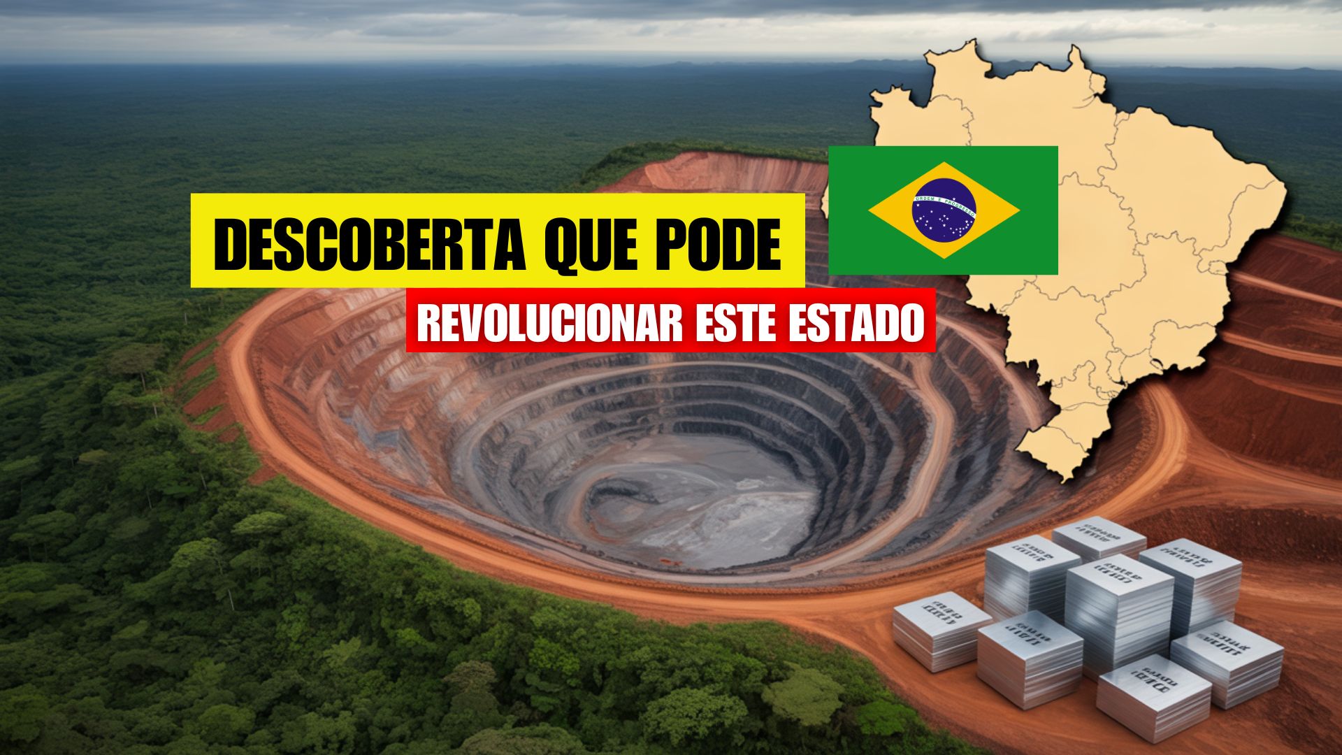 Descoberta no Pará pode transformar o Brasil em potência da bauxita, com investimento bilionário e milhares de empregos até 2030.