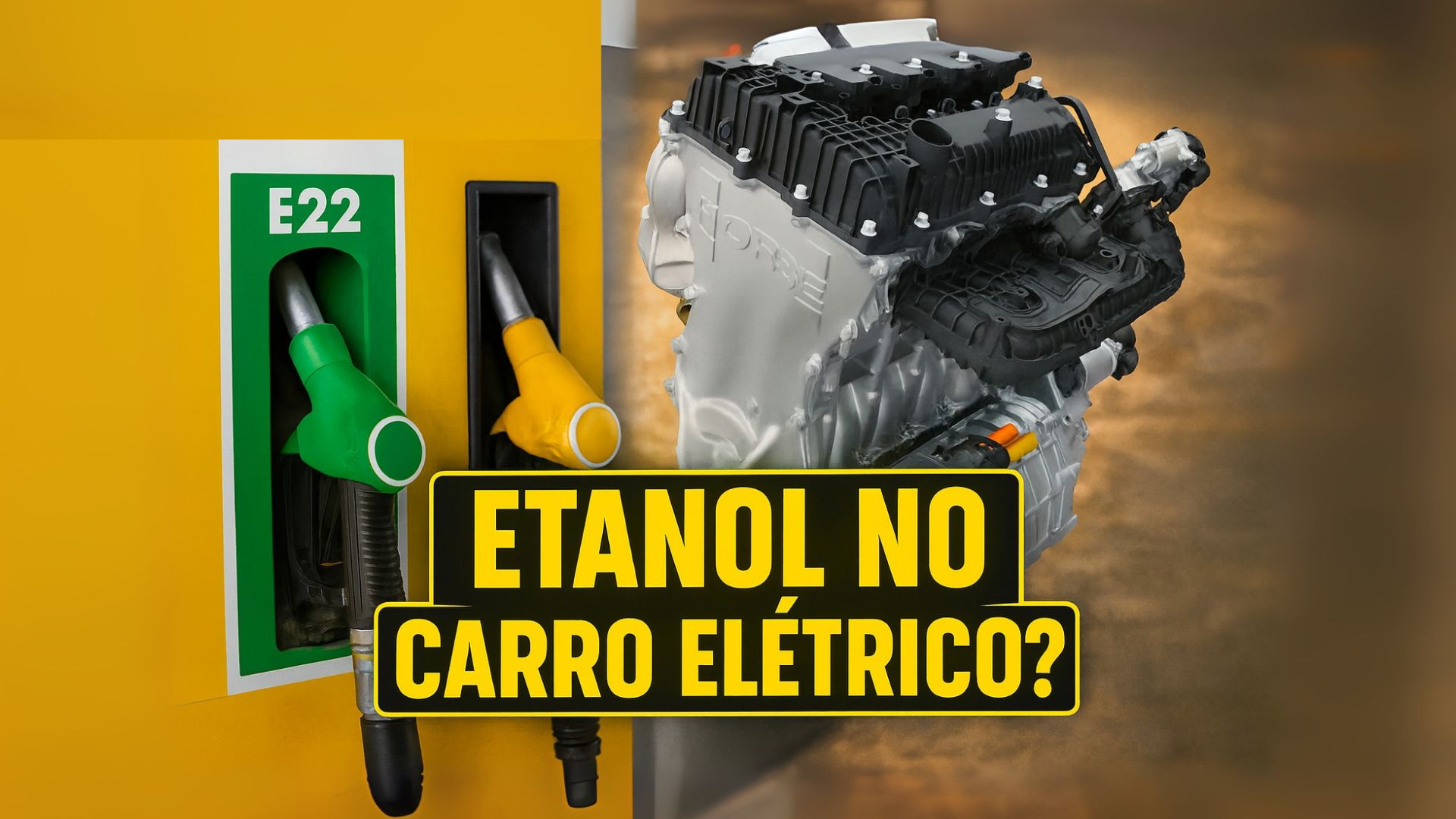 Novo motor híbrido da Horse integra 1.5 flex, câmbio e elétrico em 65 cm, viabilizando uso de etanol em carros elétricos.
