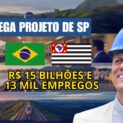 Trem Intercidades São Paulo-Santos prevê 130 km em 90 minutos, R$ 15 bi em investimentos e impacto direto para 1,8 milhão de pessoas.