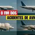 Sistema inovador com IA, sensores e airbags externos promete transformar acidentes aéreos fatais em pousos de sobrevivência