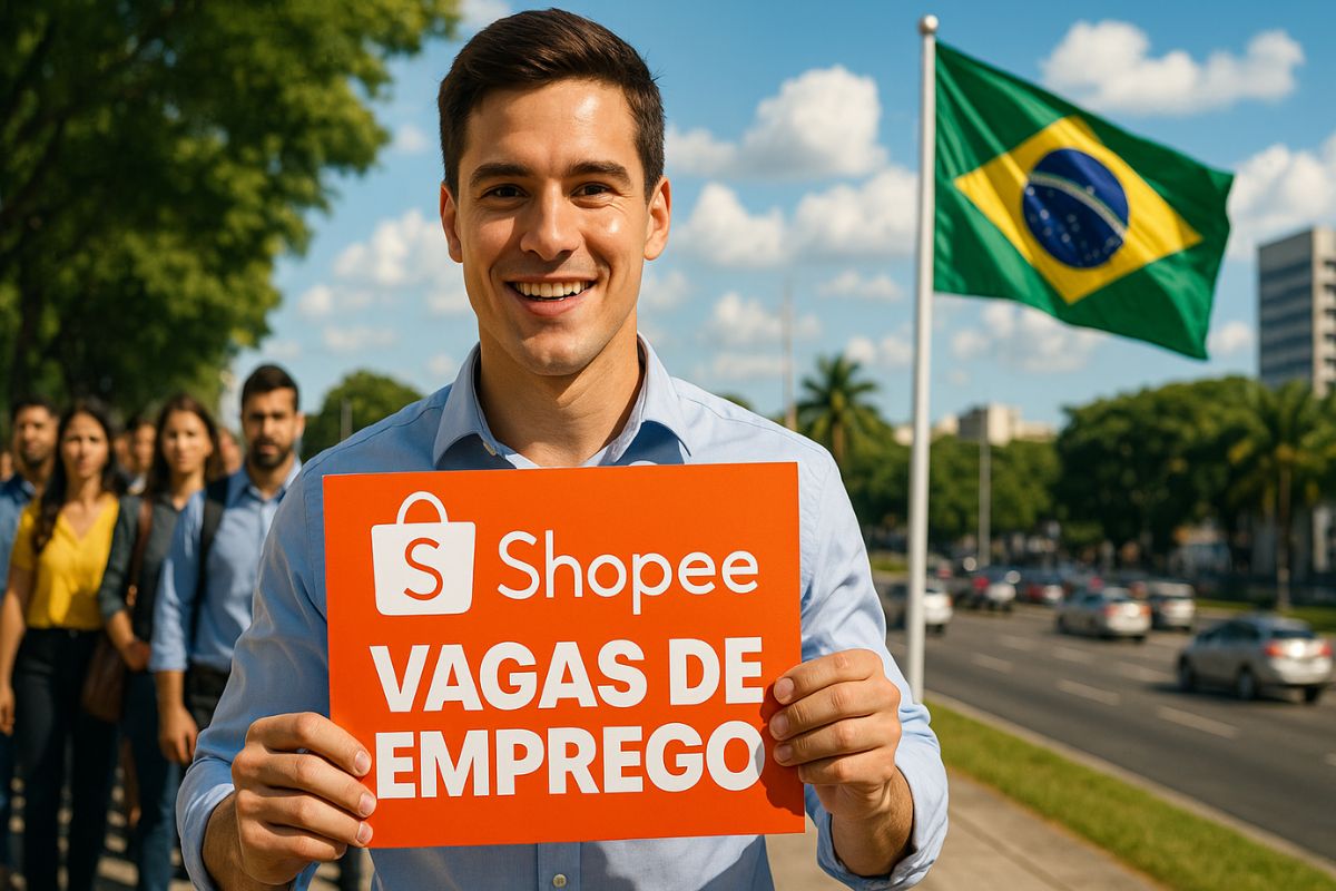 Shopee abre mais de 10 mil vagas no Brasil em áreas de logística e escritórios, gerando empregos e reforçando o impacto do e-commerce nacional