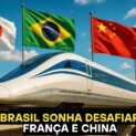 Japão lidera com maglev a 603 km/h, França e China disputam a alta velocidade, e o Brasil inicia projetos em busca de espaço nessa corrida tecnológica