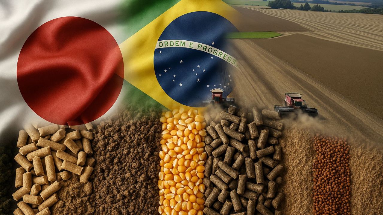 O Brasil agora vai vender ingredientes para ração ao Japão, um mercado que já importou US$ 3,3 bilhões do nosso agronegócio em 2024