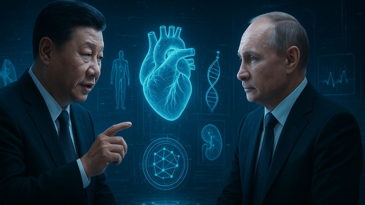 Xi Jinping e Vladimir Putin discutiram a possibilidade de alcançar a imortalidade por meio de transplantes de órgãos.