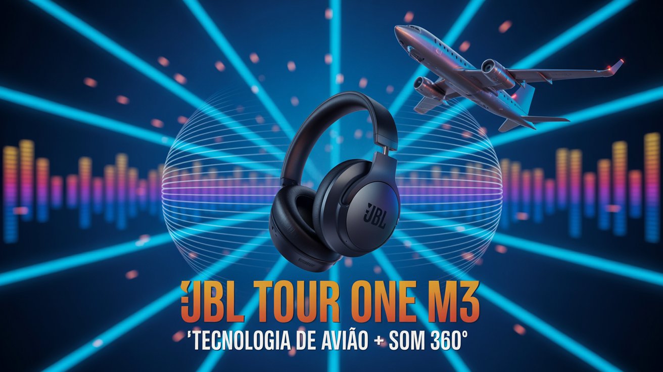 Os novos JBL Tour One M3 e Smart Tx trazem cancelamento de ruído 2.0, som 360, personalização auditiva e bateria de até 70h.