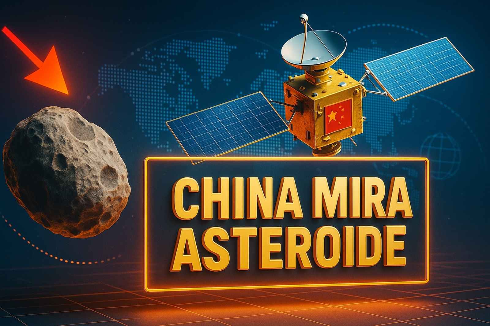 Missão chinesa quer impactar asteroide e mudar sua trajetória em poucos centímetros, reforçando pesquisas de defesa planetária