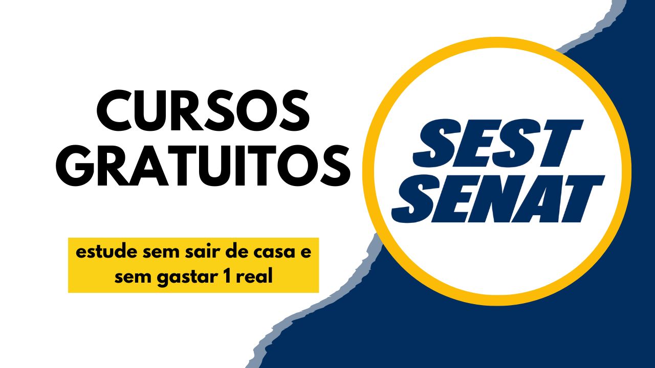 Confira os cursos gratuitos do SEST SENAT, 100% online e voltados para profissionais de diversos setores, como Logística, Transporte, Gestão.