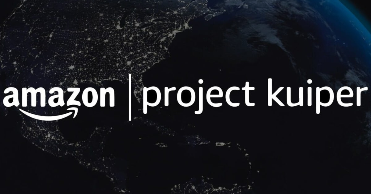 Amazon testa Project Kuiper e supera Starlink com internet via satélite de 1,2 Gbps. Corrida pela banda larga global ganha força. (Imagem: Reprodução/tecnobits)
